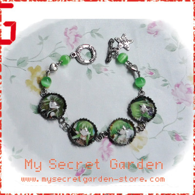 Code Geass C.C. Lelouch of the Rebellion  コードギアス 反逆のルルーシュ anime Cabochon Bracelet  Code Geass C.C. Lelouch of the Rebellion  コードギアス 反逆のルルーシュ anime Cabochon Bracelet